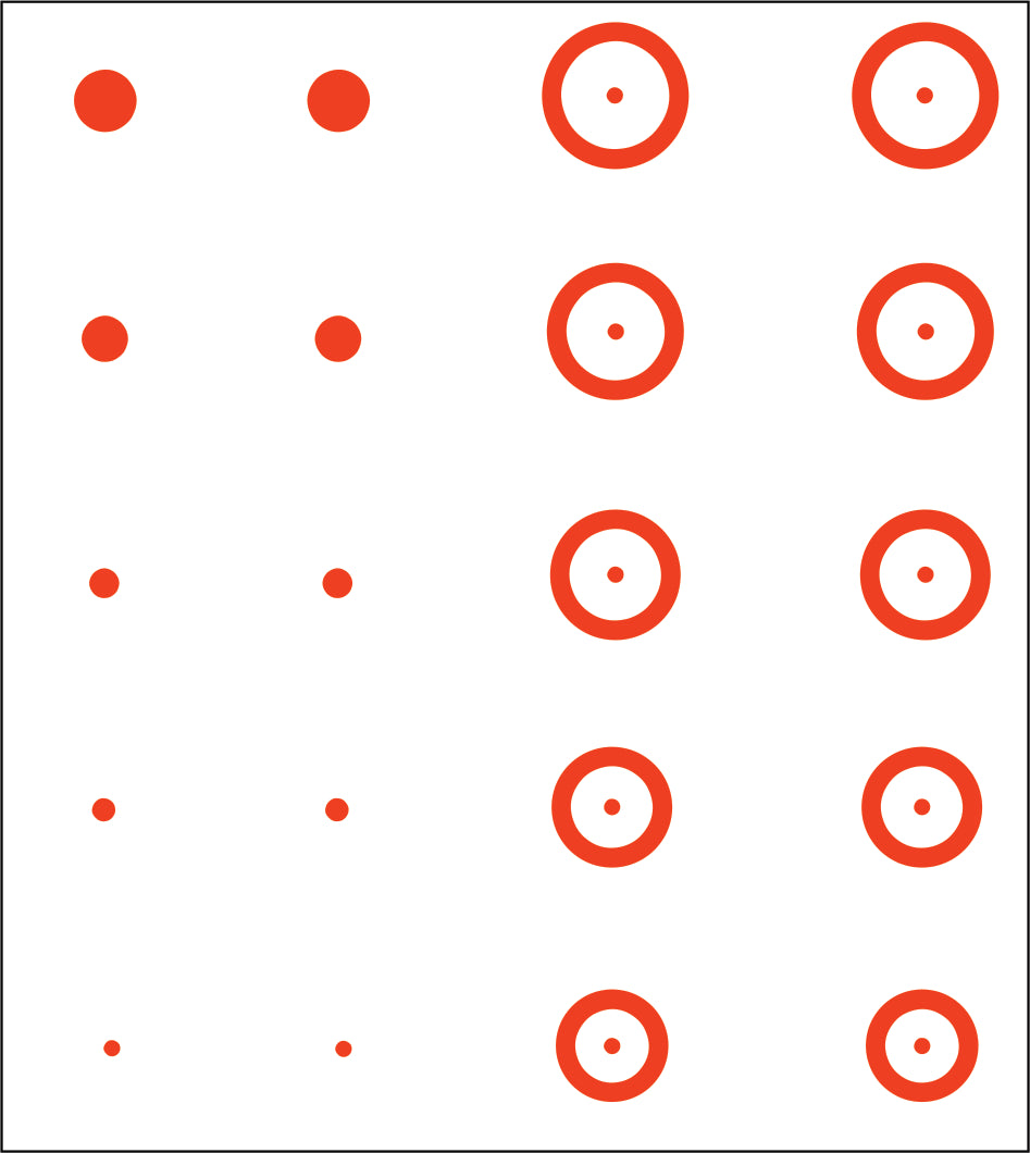 Pro Series Chubbie Aiming Reticles Gunstar Sighting Solutions