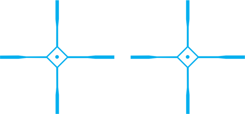 Rifle Crosshair Diamond