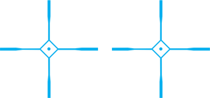 Rifle Crosshair Diamond