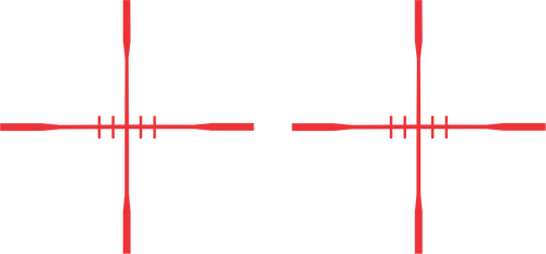 Rifle Crosshair Wind Cross