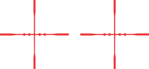 Rifle Crosshair Wind Dot