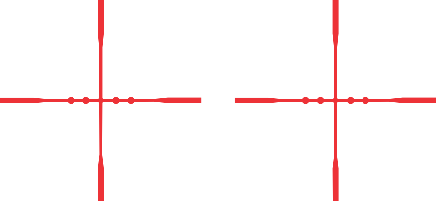 Rifle Crosshair Wind Dot